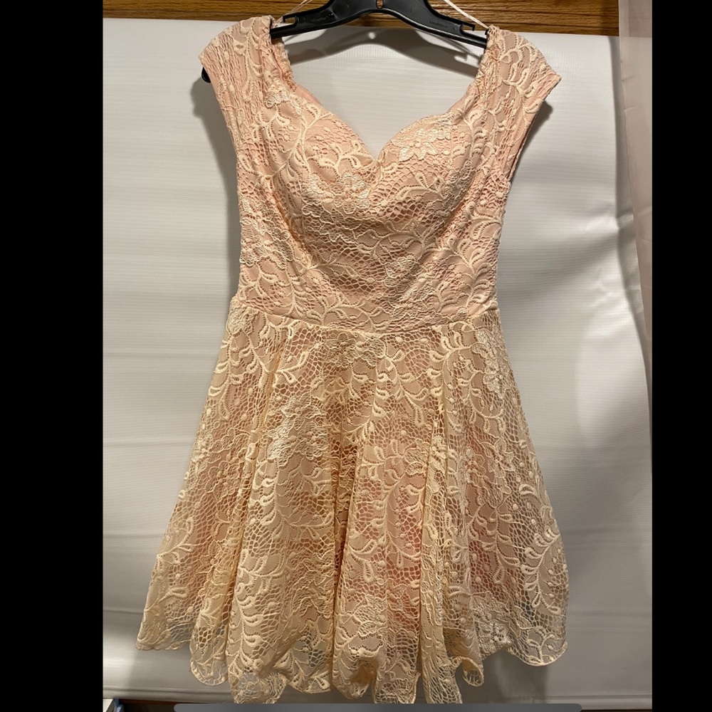 Windsor Blush Pink Ruffle Dress